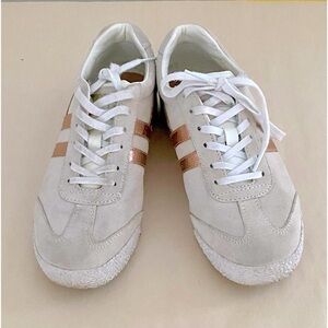 Gola white suede sneakers